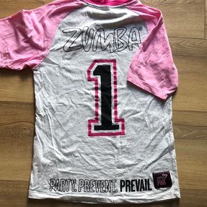 Zumba Party(R) In Pink(TM) Baseball T V-Neck